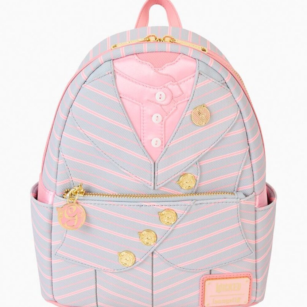 Loungefly Wicked Glinda Shiz University Uniform Mini Backpack NWT - Picture 4 of 7